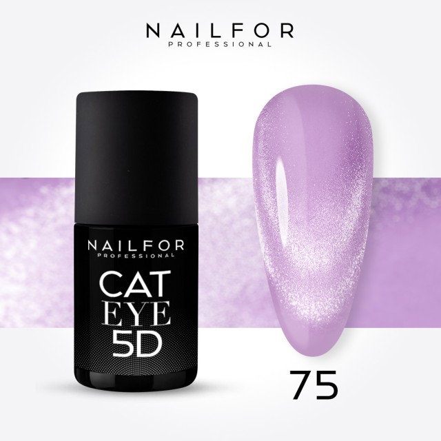 Semipermanente smalto colore per unghie: CAT EYE 5D - 75 Nailfor 11,99 €