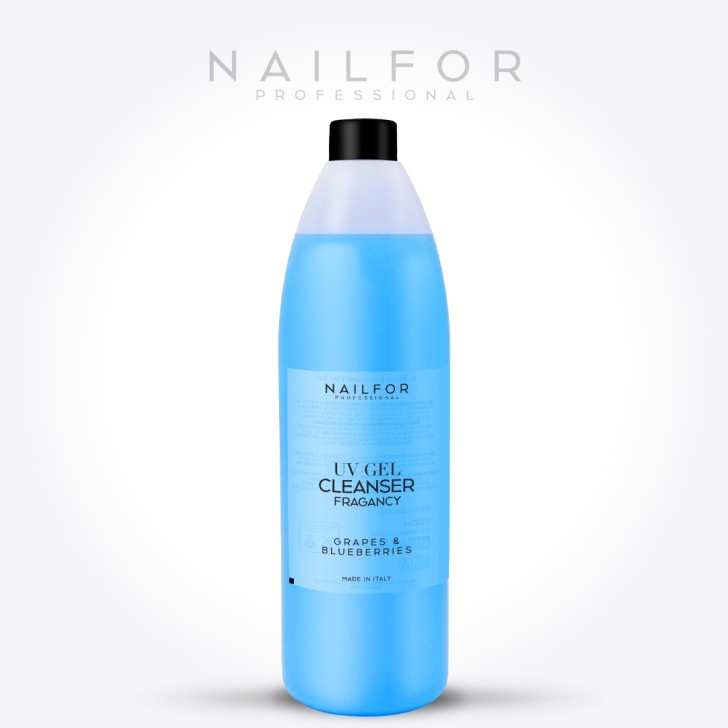 Semipermanente smalto colore per unghie: Cleanser Fragancy sgrassatore 1000ml UVA e MIRTILLO Nailfor 9,99 €